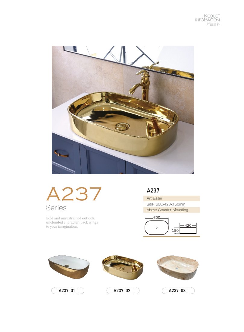 Art Basin A237 · 600 × 420 mm