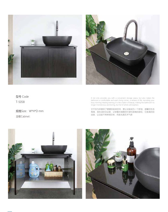 Designer Vanity T-175 · 800 mm