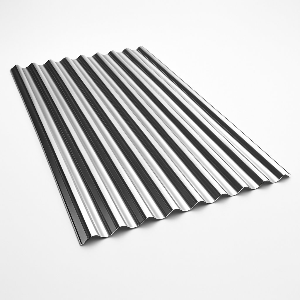 SS 304 Corrugated Sheet · 1.2 × 1219 × 2438