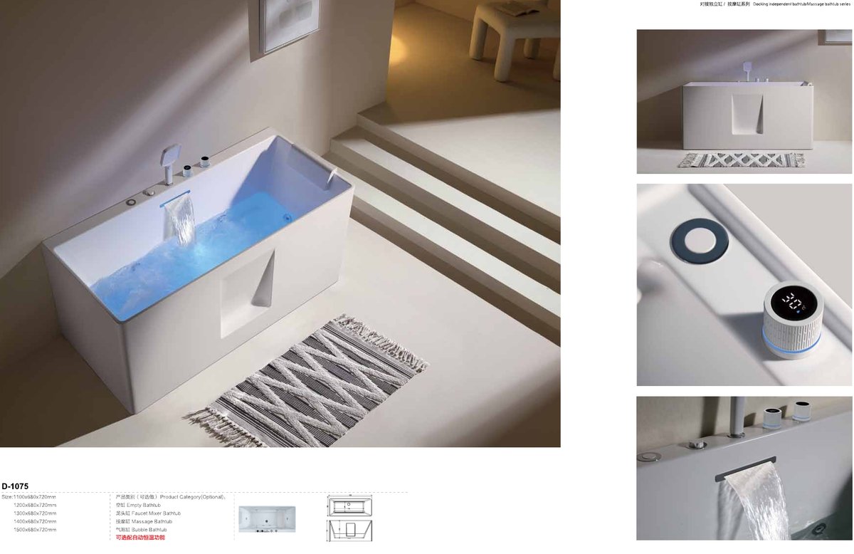 Freestanding Acrylic Bathtubs